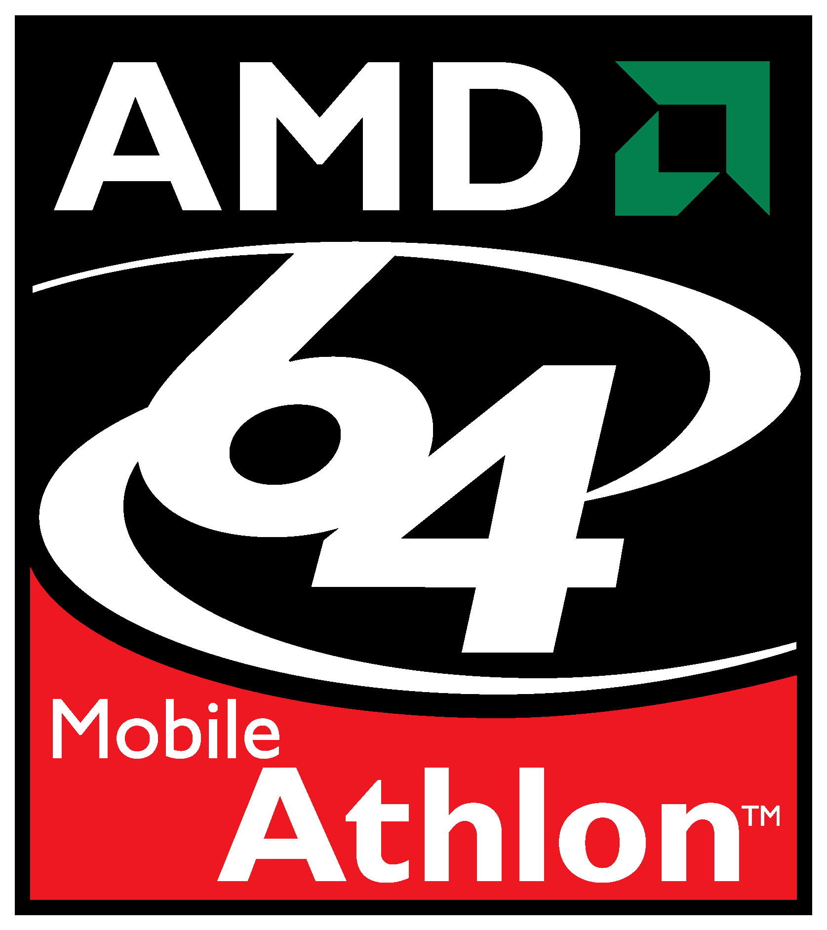 AMD 64 Mobile Athlon Logo Vector Logo
